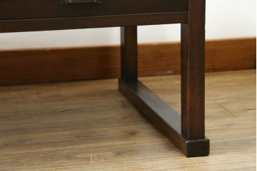 和製アンティーク　栓材　レトロな雰囲気たっぷりな文机　(R-072663)