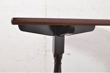 和製ビンテージ　松本民芸家具　塗り直しあり　シックな佇まいがお洒落なサイドテーブル(カフェテーブル、コーヒーテーブル、ヴィンテージ)(R-072683)