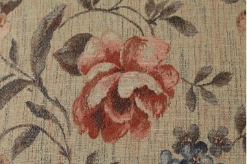中古　美品　maruni(マルニ木工)　地中海シリーズ　優しい色合いの花柄が愛らしいモナコハイラブシート(2人掛けソファ、2Pソファ、二人掛け)(定価約32万円)(R-072688)