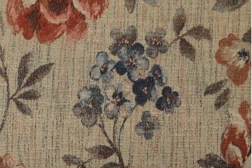 中古　美品　maruni(マルニ木工)　地中海シリーズ　優しい色合いの花柄が愛らしいモナコハイラブシート(2人掛けソファ、2Pソファ、二人掛け)(定価約32万円)(R-072688)