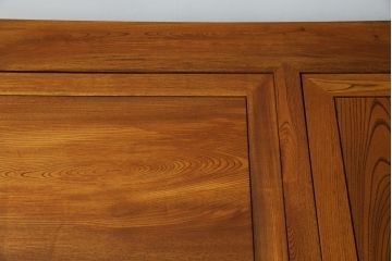 和製ビンテージ　美品!!　総欅(ケヤキ)材　重厚な囲炉裏テーブル(座卓、ローテーブル、火鉢、長火鉢、木製火鉢、ヴィンテージ)(R-072693)