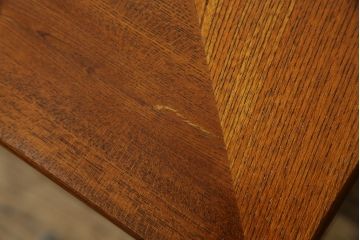和製ビンテージ　美品!!　総欅(ケヤキ)材　重厚な囲炉裏テーブル(座卓、ローテーブル、火鉢、長火鉢、木製火鉢、ヴィンテージ)(R-072693)