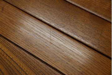 和製ビンテージ　美品!!　総欅(ケヤキ)材　重厚な囲炉裏テーブル(座卓、ローテーブル、火鉢、長火鉢、木製火鉢、ヴィンテージ)(R-072693)