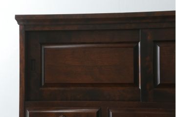 中古　北海道民芸家具　和洋どちらのお部屋にも馴染みやすいタンス(衣装箪笥、収納箪笥、着物箪笥、和タンス、引き出し)(R-072707)