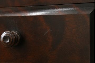 中古　北海道民芸家具　和洋どちらのお部屋にも馴染みやすいタンス(衣装箪笥、収納箪笥、着物箪笥、和タンス、引き出し)(R-072707)