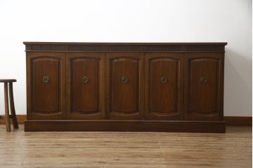中古　DREXEL HERITAGE(ドレクセルヘリテイジ)　Triune(トライユン)　優雅な佇まいが魅力のクリデンザキャビネット(クレデンザ、サイドボード、リビングボード)(定価約66万円)(R-072716)