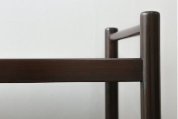 中古　松本民芸家具　上品な色合いが魅力!!シックな雰囲気漂うB型ワゴン(キャスターワゴン、サイドワゴン、キッチンワゴン、花台)(R-072726)