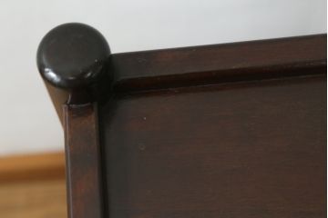 中古　松本民芸家具　上品な色合いが魅力!!シックな雰囲気漂うB型ワゴン(キャスターワゴン、サイドワゴン、キッチンワゴン、花台)(R-072727)