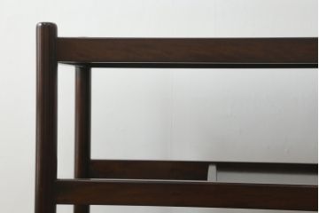 中古　松本民芸家具　上品な色合いが魅力!!シックな雰囲気漂うB型ワゴン(キャスターワゴン、サイドワゴン、キッチンワゴン、花台)(R-072727)