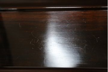 和製アンティーク　花梨(カリン)材　品のある佇まいが美しい飾り棚(茶棚、茶箪笥、違い棚、戸棚、収納棚)(R-072730)