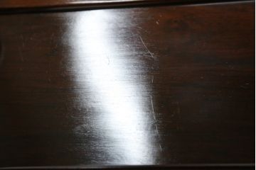 和製アンティーク　花梨(カリン)材　品のある佇まいが美しい飾り棚(茶棚、茶箪笥、違い棚、戸棚、収納棚)(R-072730)