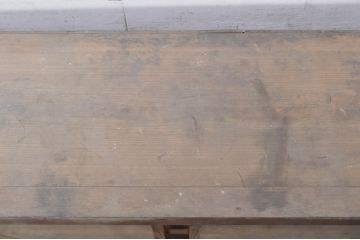 和製アンティーク　前面栗(クリ)材　落ち着きのある佇まいが魅力のサイドボード(サイドキャビネット、食器棚、収納棚、戸棚、飾り棚)(R-072738)