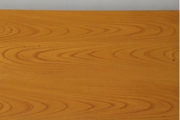 和製ビンテージ　天童木工　欅(ケヤキ)材　天板の美しい木目が魅力的な座卓(ヴィンテージ、ローテーブル、センターテーブル、リビングテーブル)(R-072748)