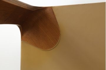 和製ビンテージ　天童木工　欅(ケヤキ)材　天板の美しい木目が魅力的な座卓(ヴィンテージ、ローテーブル、センターテーブル、リビングテーブル)(R-072748)