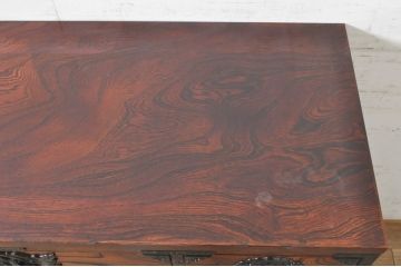 中古　岩谷堂箪笥　力強い杢目と重厚感ある金具が魅力の和箪笥(和タンス、整理箪笥、衣装タンス、収納たんす、引き出し、サイドチェスト)(R-072749)