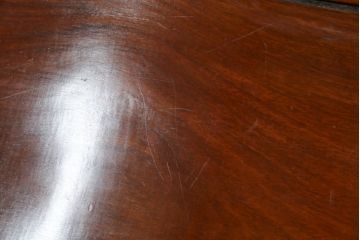 和製ビンテージ　総花梨(カリン)材　象嵌入り　凝ったデザインの彫刻が魅力のベンチ(長椅子、長イス、板座チェア、3人掛けソファ、3人掛けベンチ、ヴィンテージ)(R-072753)