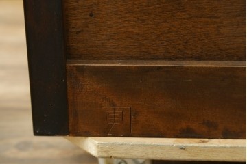 中古　美品　松本民芸家具　DII-12型　スリムで取り入れやすいワードローブ　定価約46万円　(R-072760)