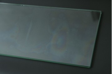 和製アンティーク　希少サイズ!!　レトロな雰囲気漂う薄型壁掛けガラスケース　(R-072773)
