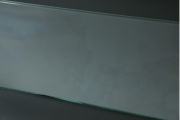 和製アンティーク　希少サイズ!!　レトロな雰囲気漂う薄型壁掛けガラスケース　(R-072773)