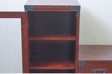 中古　美品　欅産業　仙台民芸箪笥(仙台箪笥)　和モダンな佇まいが魅力的なテレビ台ユニット(テレビボード、リビングボード、ローチェスト、和タンス、収納箪笥、飾り棚、収納棚、戸棚、サイドキャビネット)(R-072789)