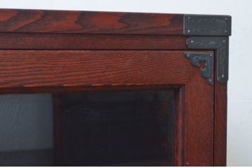 中古　美品　欅産業　仙台民芸箪笥(仙台箪笥)　和モダンな佇まいが魅力的なテレビ台ユニット(テレビボード、リビングボード、ローチェスト、和タンス、収納箪笥、飾り棚、収納棚、戸棚、サイドキャビネット)(R-072789)