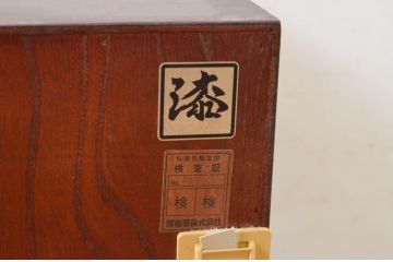 中古　美品　欅産業　仙台民芸箪笥(仙台箪笥)　存在感のある立派な金具が目を惹くローチェスト(テレビ台、テレビボード、ローボード、リビングボード、和タンス、収納箪笥、引き出し)(R-072790)