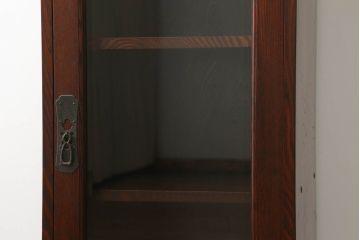 中古　美品　欅産業　仙台民芸箪笥(仙台箪笥)　和モダンな佇まいが魅力的なサイドキャビネット(飾り棚、収納棚、戸棚)(R-072792)