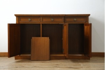 中古　美品　DREXEL HERITAGE(ドレクセルヘリテイジ)　FRANCESCA(フランチェスカ)シリーズ　エレガントな佇まいが魅力のサイドボード　定価約86万円相当　(R-072798)