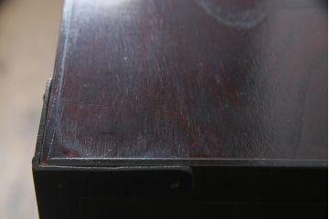 中古　美品　岩谷堂箪笥　桜木家具店作　黒々とした金具が重厚な雰囲気を高める和箪笥(チェスト、整理箪笥、収納たんす、衣装タンス、洋服箪笥、野郎タンス、引き出し)(R-072804)