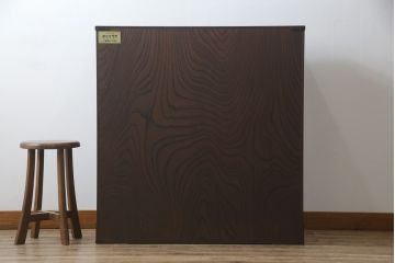 中古　美品　岩谷堂箪笥　桜木家具店作　黒々とした金具が重厚な雰囲気を高める和箪笥(チェスト、整理箪笥、収納たんす、衣装タンス、洋服箪笥、野郎タンス、引き出し)(R-072804)