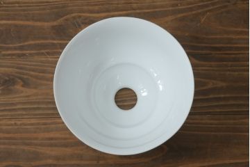 アンティーク照明　オールドノリタケ(則武、日本陶器)　紅葉が愛らしい電灯笠(シェード、ペンダントライト、吊り下げ照明)(R-072806)