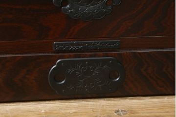 中古　美品　岩谷堂箪笥　かくし収納多数で遊び心満載の小箪笥(収納箪笥、整理箪笥、和タンス、引き出し、小物収納)(R-072807)