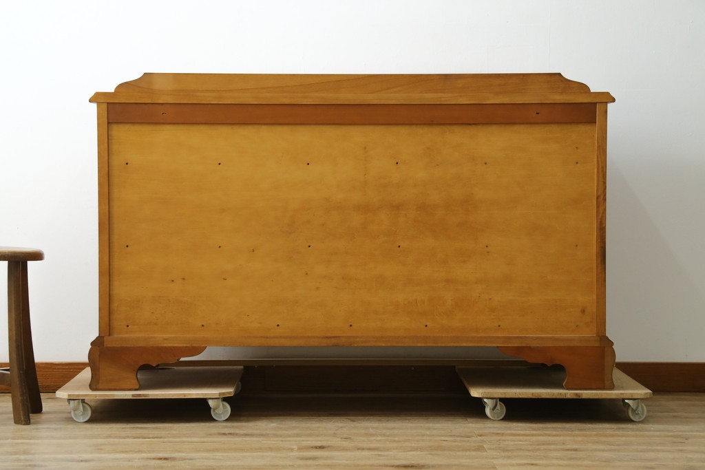 中古　美品　横浜クラシック家具ダニエル(Daniel)　アーリーアメリカン　A-104　横長整理箪笥　3段ローチェスト　定価約56万円　(R-072822)