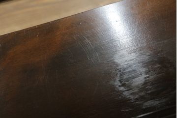 中古　松本民芸家具　#117型　和モダンスタイルにおすすめ!格子が魅力的な書棚(飾り棚、本棚、オープンラック)(R-072828)