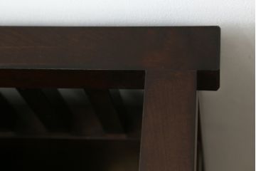 和製ビンテージ　松本民芸家具　直線的なデザインが端正な印象の傘立て(カサ立て、スタンド、ヴィンテージ)(R-072829)