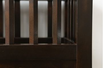 和製ビンテージ　松本民芸家具　直線的なデザインが端正な印象の傘立て(カサ立て、スタンド、ヴィンテージ)(R-072829)