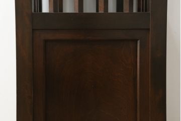 和製ビンテージ　松本民芸家具　直線的なデザインが端正な印象の傘立て(カサ立て、スタンド、ヴィンテージ)(R-072829)
