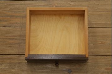 中古　美品!!　松本民芸家具　収納力たっぷり! シックな佇まいのライティングビューロー(簿記机、在宅ワーク、在宅用ワークデスク、チェスト)(R-072830)