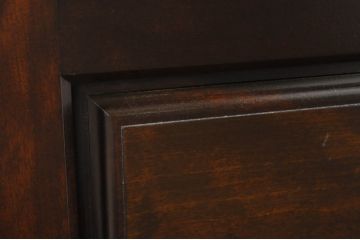 中古　超美品　松本民芸家具　美しい木目と落ち着いた色合いが魅力のサイドボード(戸棚、収納棚、サイドキャビネット)(R-072834)