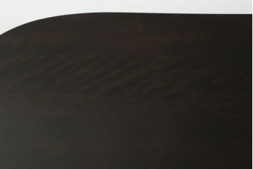 中古　松本民芸家具　シックな佇まいがお洒落なトレッスル卓子(2人掛け、4人掛け、ダイニングテーブル)(定価約33万円)(R-072838)