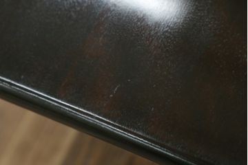 中古　松本民芸家具　シックな佇まいがお洒落なトレッスル卓子(2人掛け、4人掛け、ダイニングテーブル)(定価約33万円)(R-072838)