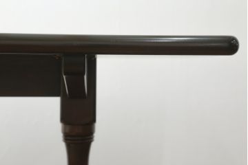 中古　松本民芸家具　シックな佇まいがお洒落なトレッスル卓子(2人掛け、4人掛け、ダイニングテーブル)(定価約33万円)(R-072838)