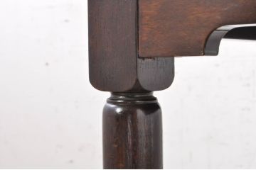 和製ビンテージ　特注品　松本民芸家具　塗り直しあり　天板水目桜　脚ナラ材　落ち着いた色味とクラシカルな雰囲気が魅力のダイニングテーブル(作業台、6人掛け、6P、4人掛け、4P、食卓)(R-072846)