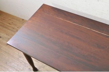 和製ビンテージ　特注品　松本民芸家具　塗り直しあり　天板水目桜　脚ナラ材　クラシカルなお部屋におすすめなダイニングテーブル(作業台、6人掛け、6P、4人掛け、4P、食卓)(R-072848)