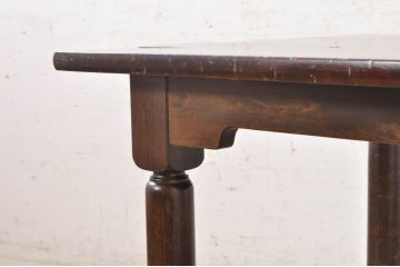 和製ビンテージ　特注品　松本民芸家具　塗り直しあり　天板水目桜　脚ナラ材　クラシカルなお部屋におすすめなダイニングテーブル(作業台、6人掛け、6P、4人掛け、4P、食卓)(R-072848)