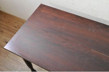 和製ビンテージ　特注品　松本民芸家具　塗り直しあり　天板水目桜　脚ナラ材　クラシカルなお部屋におすすめなダイニングテーブル(作業台、6人掛け、6P、4人掛け、4P、食卓)(R-072850)