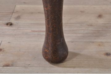 和製ビンテージ　特注品　松本民芸家具　塗り直しあり　天板水目桜　脚ナラ材　クラシカルなお部屋におすすめなダイニングテーブル(作業台、6人掛け、6P、4人掛け、4P、食卓)(R-072850)