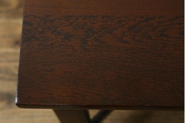 和製ヴィンテージ　希少デザイン　松本民芸家具　シンプルなデザインで使いやすい水目桜(ミズメザクラ)材と楢(ナラ)材のサイドテーブル　(R-072869)