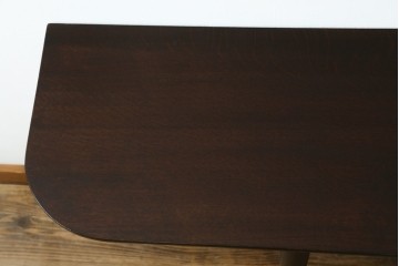 和製ヴィンテージ　希少デザイン　松本民芸家具　3本脚デザインがユニークなサイドテーブル　(R-072870)