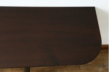 和製ヴィンテージ　希少デザイン　松本民芸家具　3本脚デザインがユニークなサイドテーブル　(R-072870)